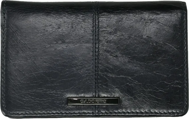 Claudio Ferrici Pelle Vecchia portemonnee navy Blauw
