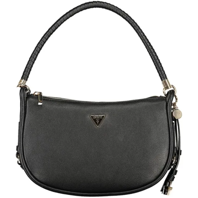 Guess Jeans Nero Polyurethaan Dames Handtas Black