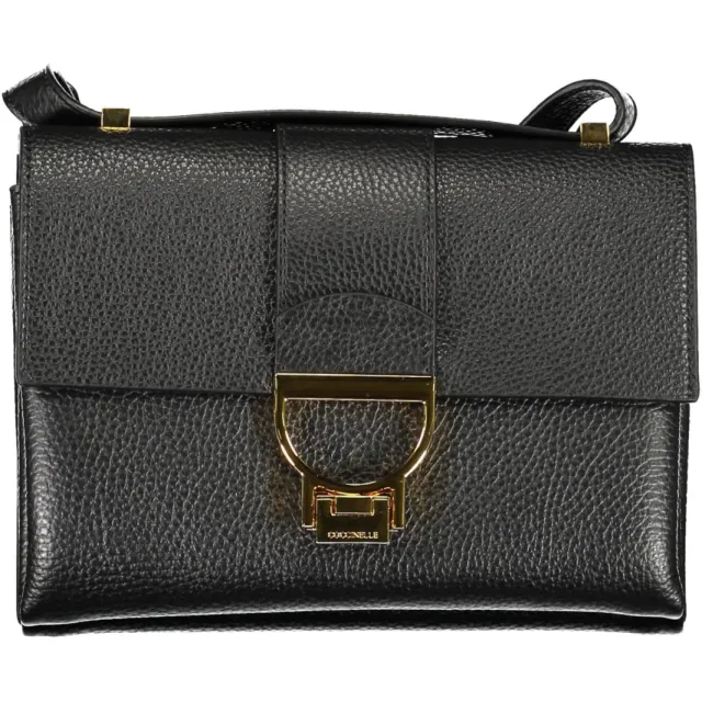 Coccinelle Dames Zwarte Leren Handtas Noir