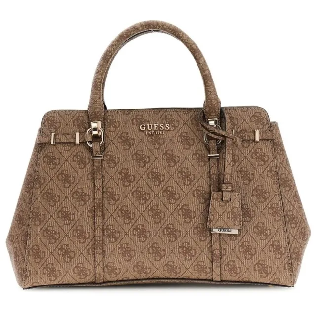 Guess Leona handtas bruin logo