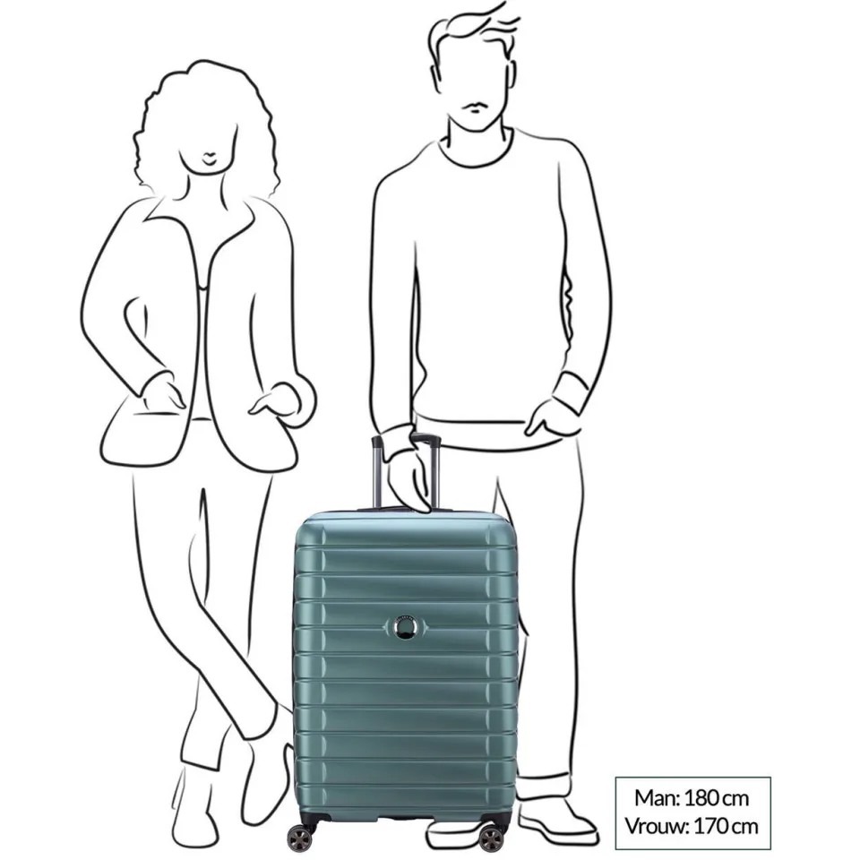 Delsey Shadow 5.0 trolley groen, foto 3
