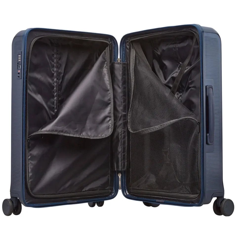 Travelbags The Flow Trolley M blauw, foto 4