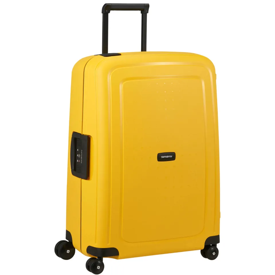 Samsonite S'Cure Spinner 69/25 koffer geel