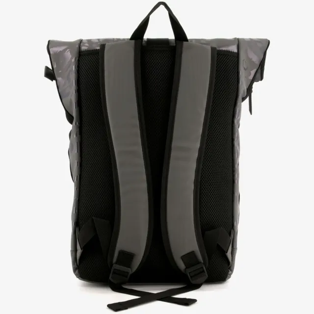 Osaga rolltop rugzak waterdicht zwart met panterprint 14 liter