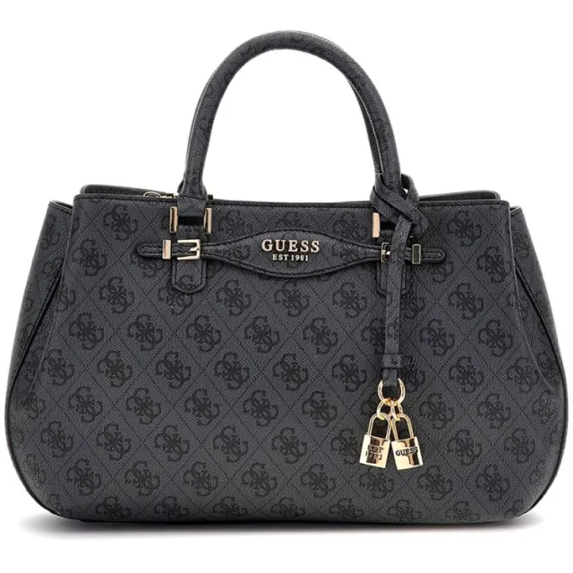 Guess Katya Vriendin Schoudertas coal logo