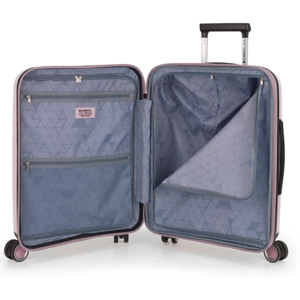 Gabol Brooklyn Cabin Trolley Front Pocket koffer roze, foto 3