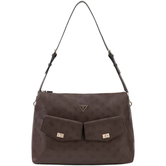 Guess Blake Hobo schoudertas bruin