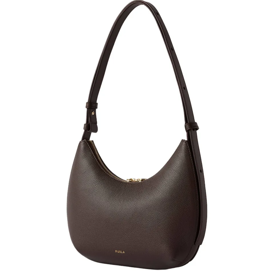 Furla Goccia S schoudertas donkerbruin bruin, foto 4