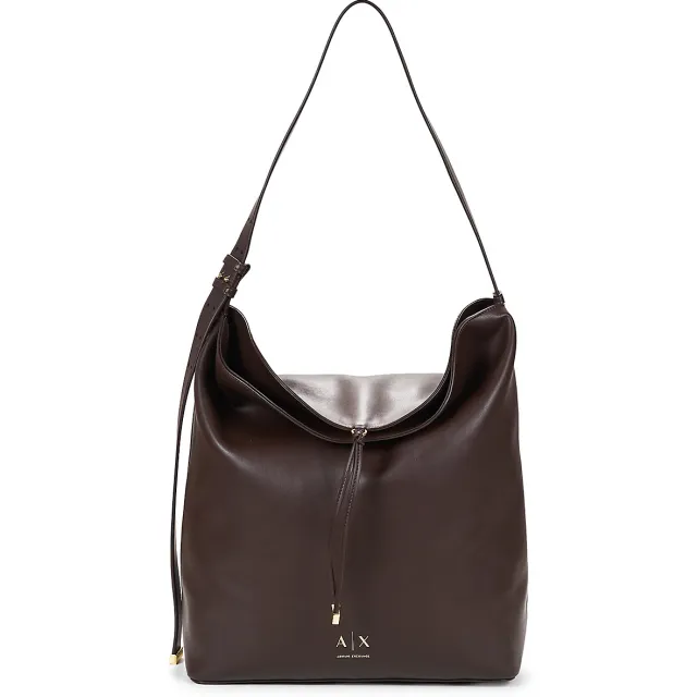 Armani Exchange Alice hobo schoudertas bruin