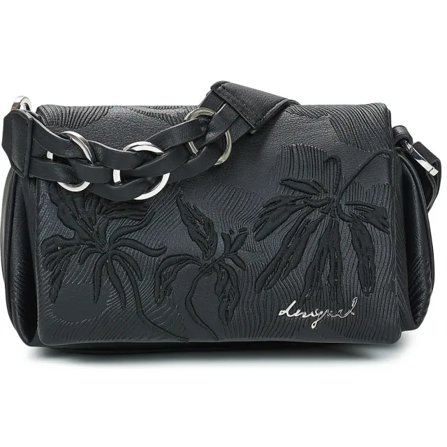 Desigual Schoudertas Desigual BAG MIRENIS NARON MINI FLAP Zwart