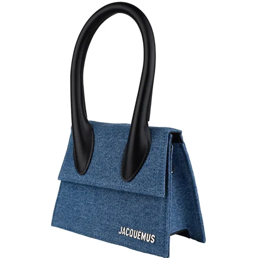 Jacquemus Le Chiquito medium handtas blauw