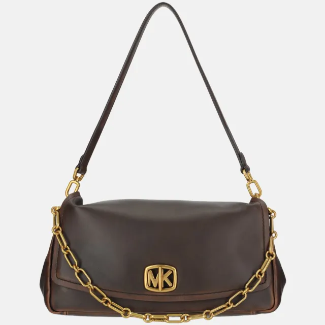 Michael Kors Bryant Large Chain schoudertas chocolate Bruin