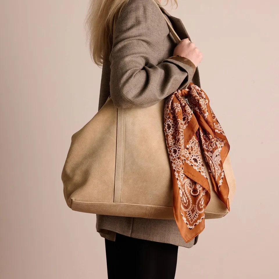 Manfield shopper beige, foto 3