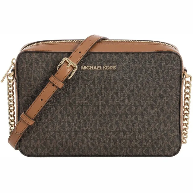 MICHAEL Michael Kors Jet Set crossbodytas bruin