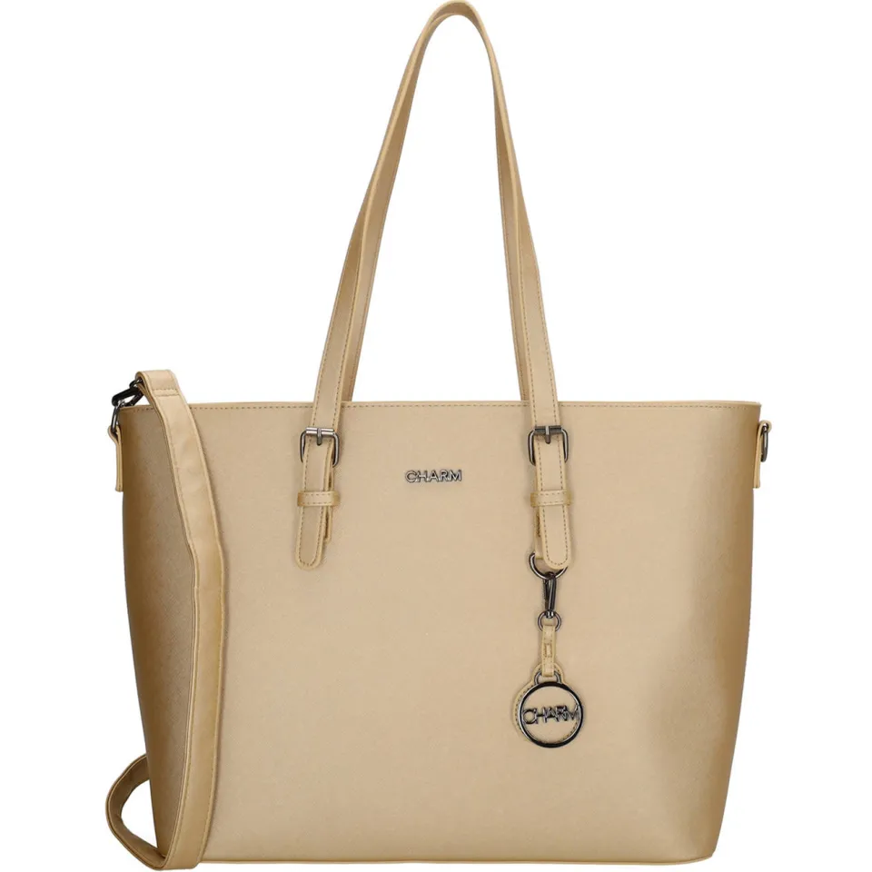 Charm London Birmingham shopper lichtgoud Goudkleurig