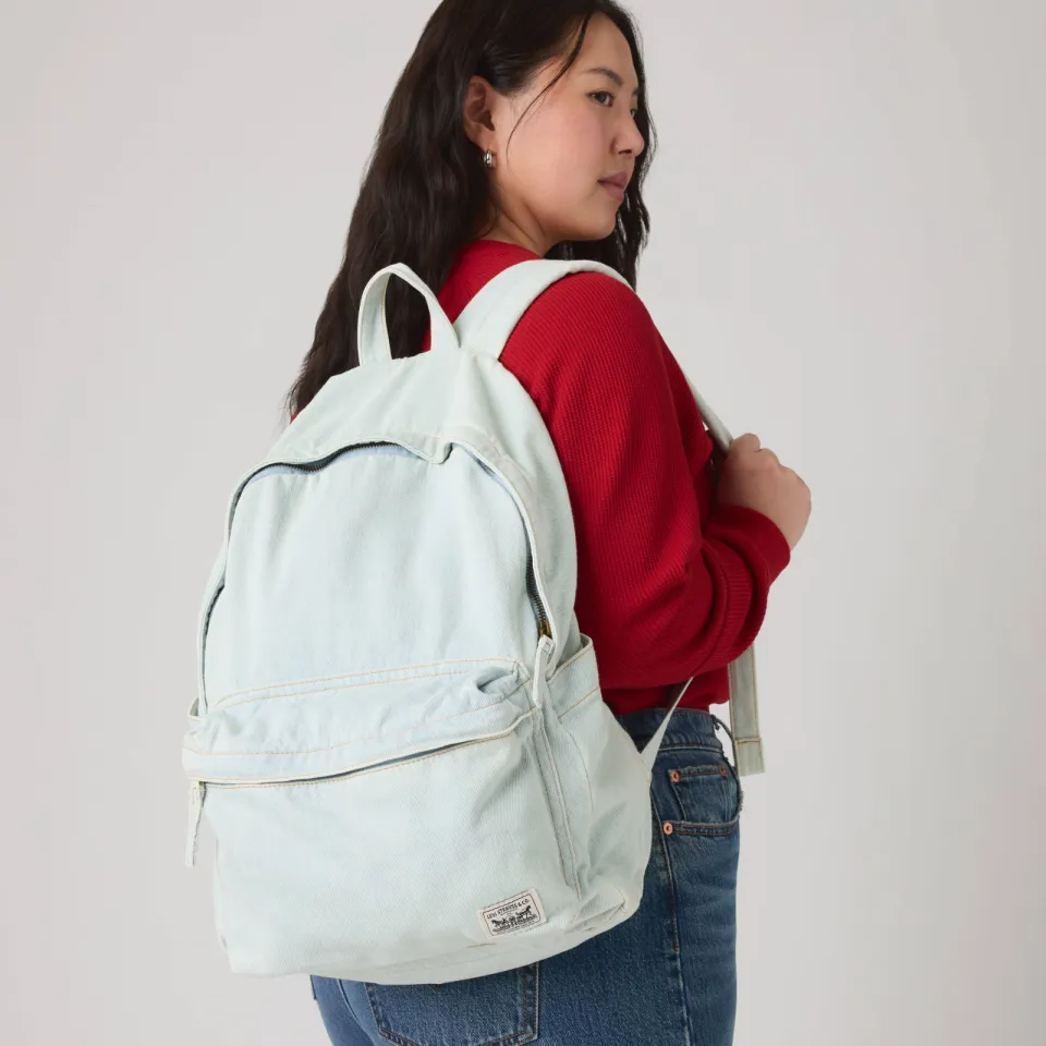 Levi's Remi denim rugzak lichtblauw, foto 3