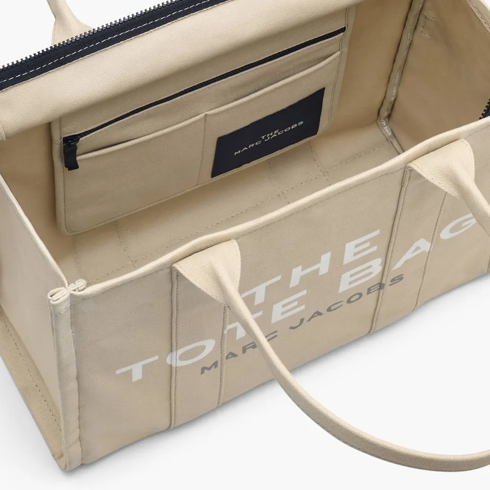 Marc Jacobs The Large Tote Bag shopper beige, foto 6
