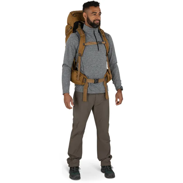 Osprey Rook 50 trekkingrugzak bruin, foto 2
