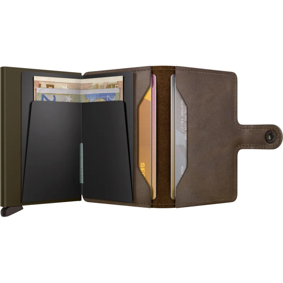 Secrid Mini Wallet portemonnee bruin, foto 2