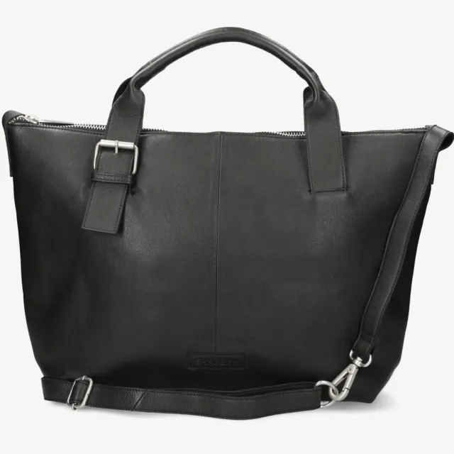 Shabbies Amsterdam Essie laptoptas zwart Black