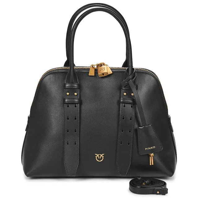 Pinko Bowling Bag Vitello handtas zwart