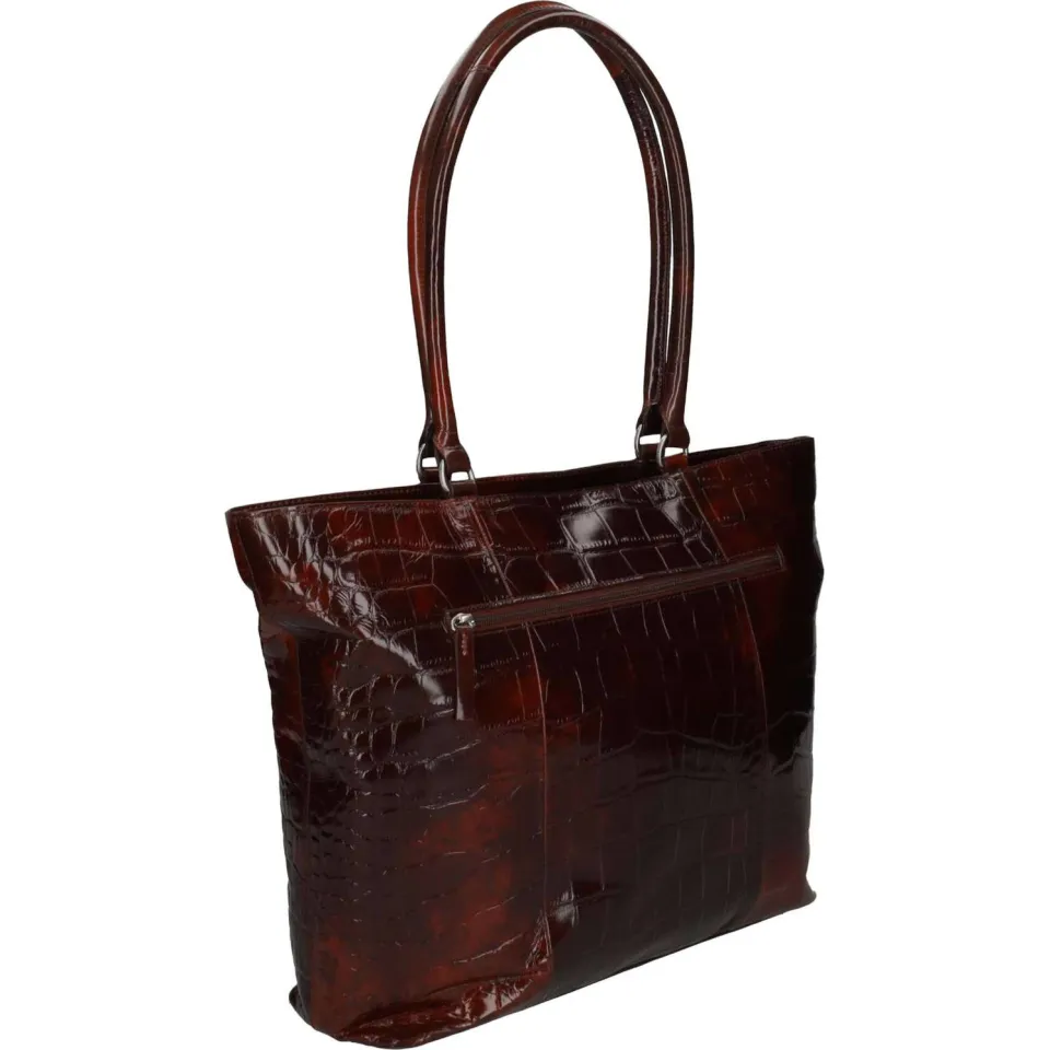 Burkely leren shopper Cool Colbie met laptopvak bordeauxrood, foto 2