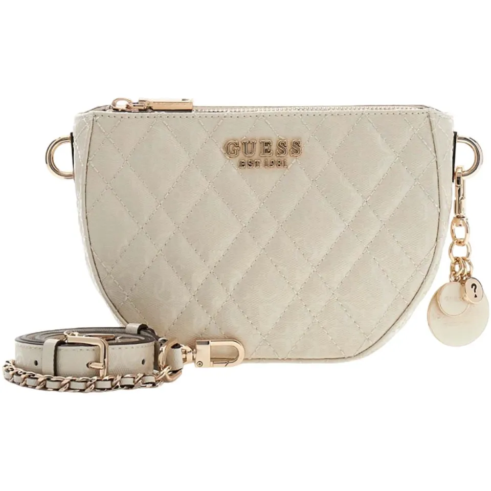Guess Isemay Mini schoudertas off white