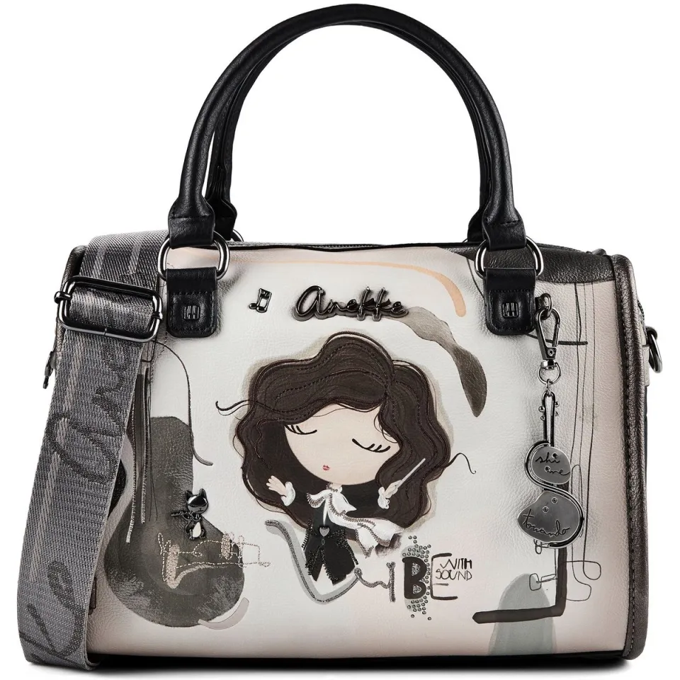 Anekke Orchestra Bowling Bag schoudertas veelkleurig zwart, foto 2