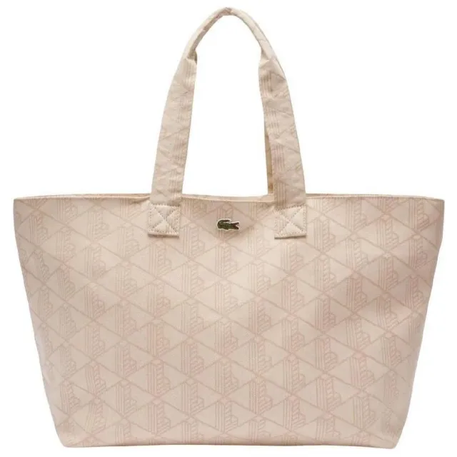Lacoste Boodschappentas Lacoste XL Summer Beige