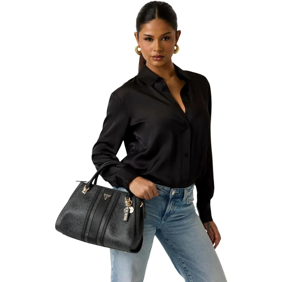 Tas Guess Noelle Ii Luxury Satch grijs, foto 2