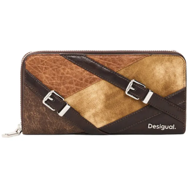 Desigual Mone Aurea Fiona Long Wallet bruin