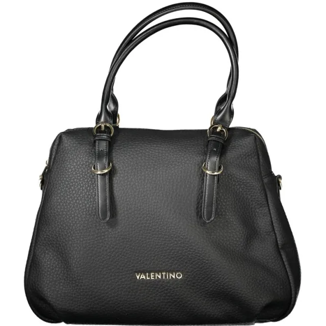 Valentino Mario Valentino Zwarte Polyurethaan Dameshandtas NERO