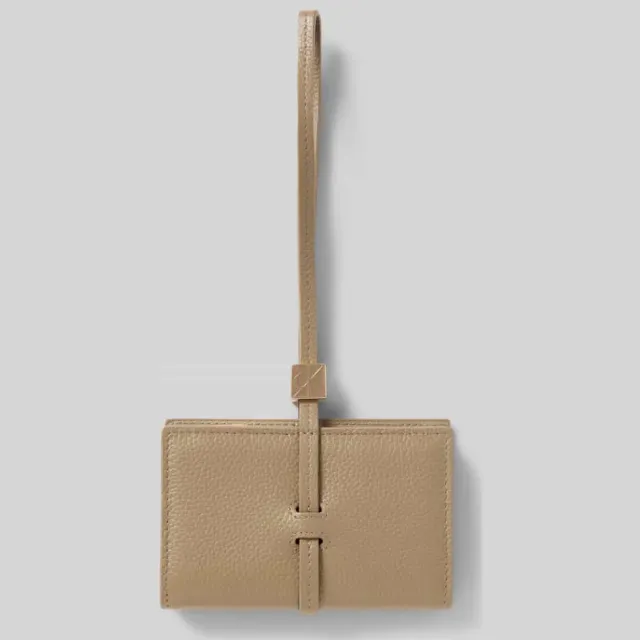 Calvin Klein Portemonnee met lussluiting Model 'PEBBLE' Beige