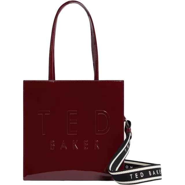 Ted Baker Iconica shopper donkerrood