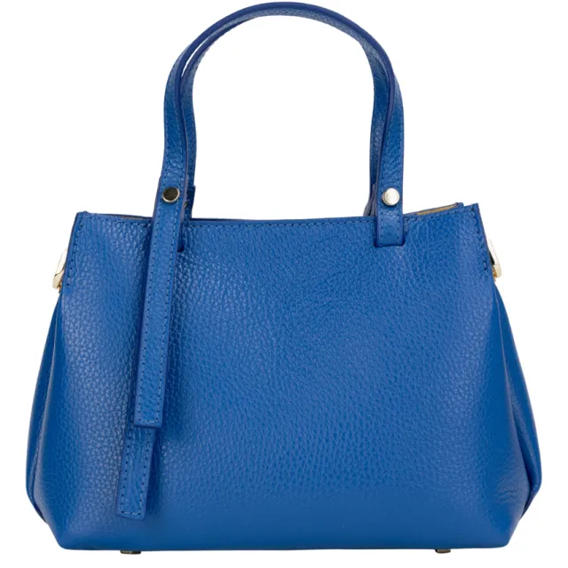 Faina handtas azuurblauw