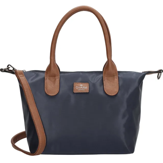 Charm London Buckingham mini shopper donkerblauw