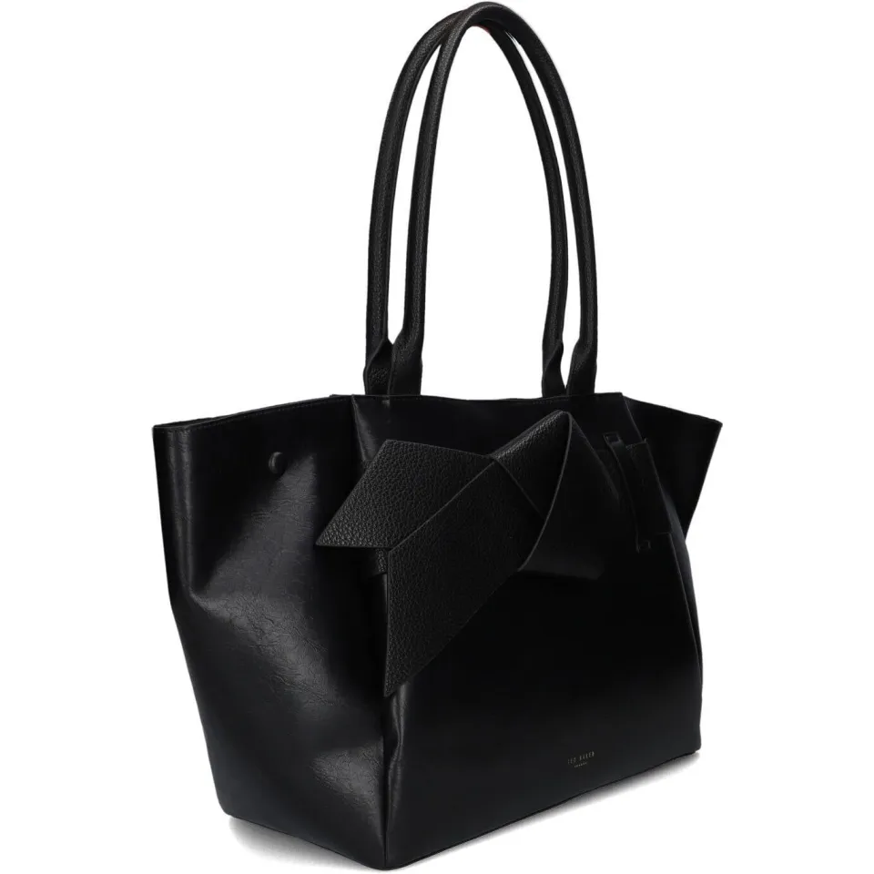 Ted Baker Sophian Knot Bow shopper zwart, foto 2