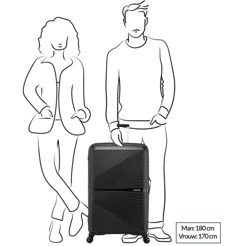 American Tourister trolley Airconic 77 cm. petrol, foto 4