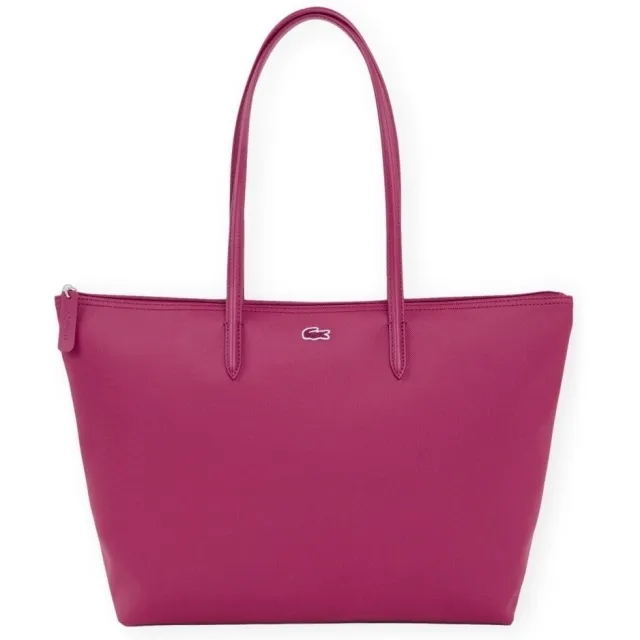 Lacoste Boodschappentas Lacoste L.12.12 Concept Zip Bag - Rubine Roze