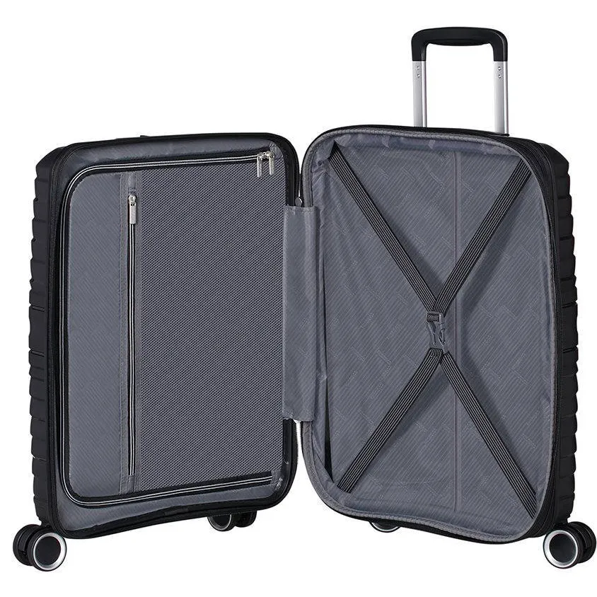 American Tourister Flytwist spinner handbagagekoffer zwart, foto 6