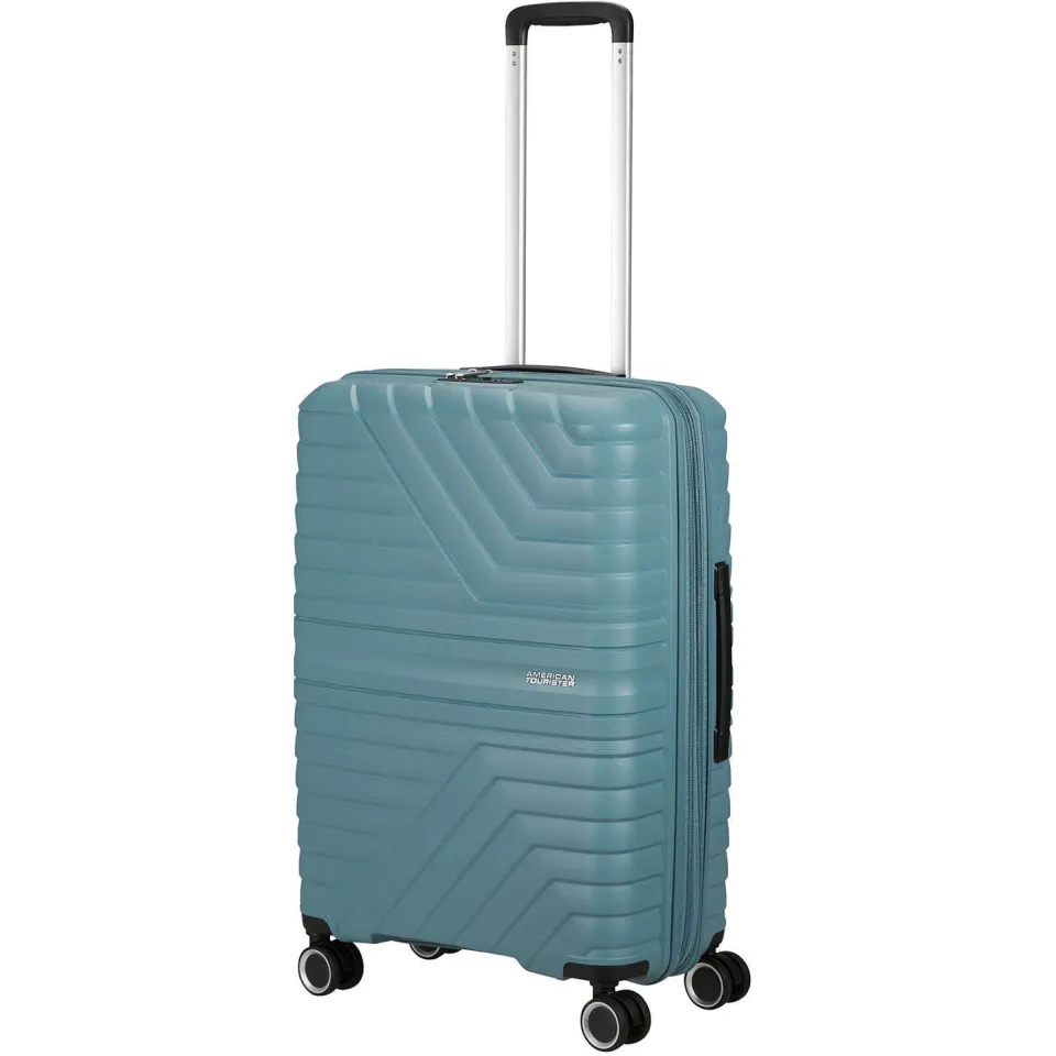 American Tourister Flytwist reiskoffer 67 cm blauw, foto 5
