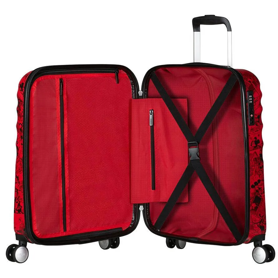 American Tourister Wavebreaker Disney koffer rood, foto 4