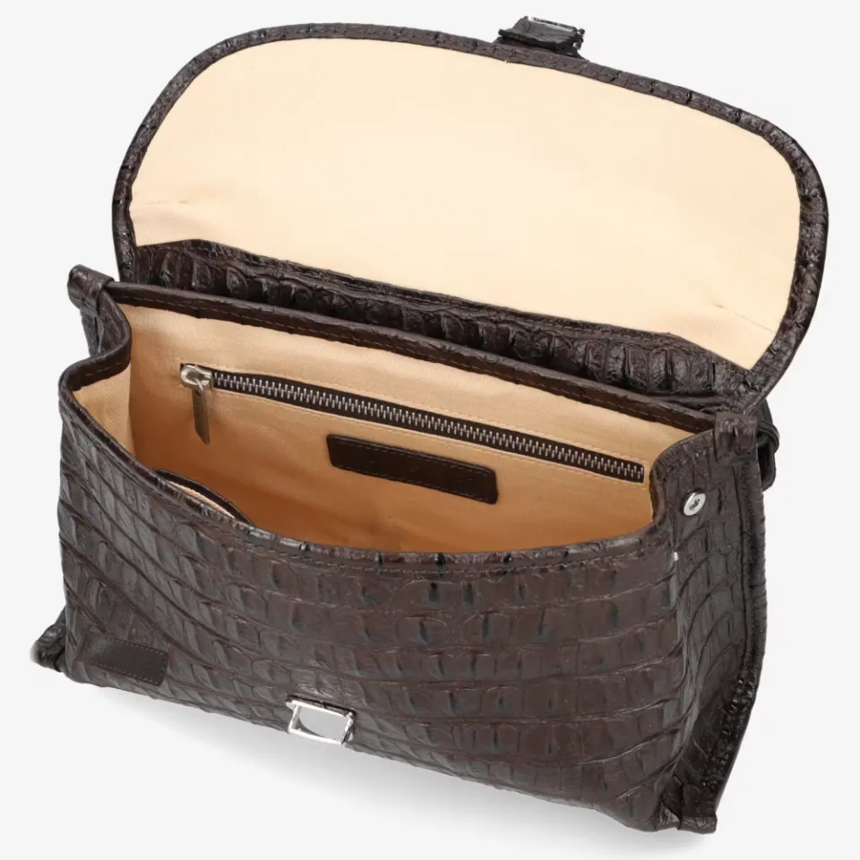 Shabbies Amsterdam Pleun crossbody tas donkerbruin, foto 2
