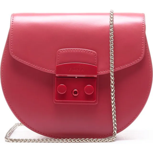 Furla Metropolis Mini Crossbody Round - Ruby Rood - Vrouwen