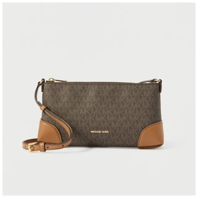 MICHAEL Michael Kors Schoudertas MICHAEL Michael Kors Murphy Sm Ew Zip Xbody Bruin