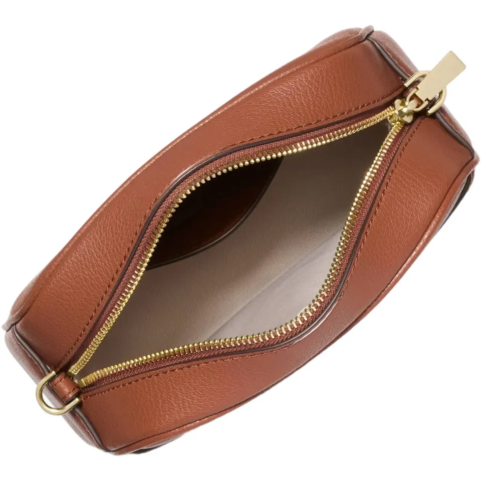 Michael Kors leren crossbody tas Jet Set cognac, foto 3