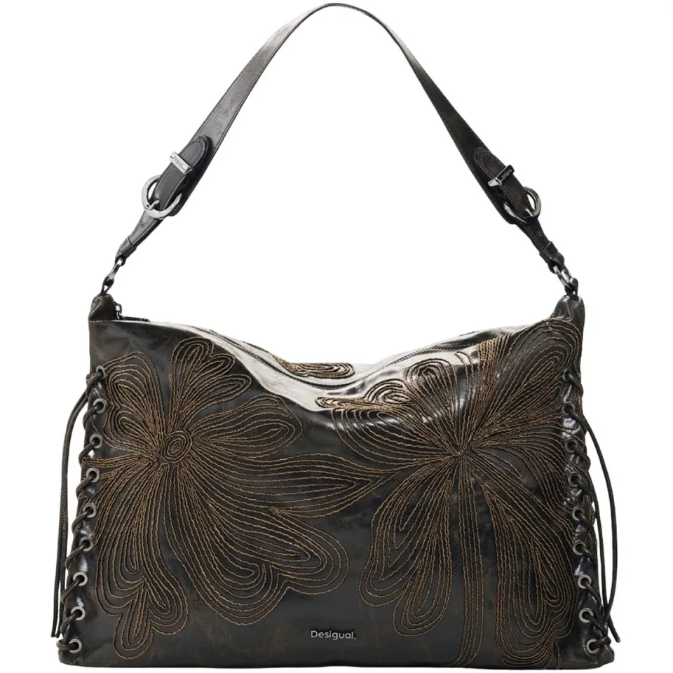 Desigual Mistral Leiria schoudertas donkerbruin bruin, foto 2
