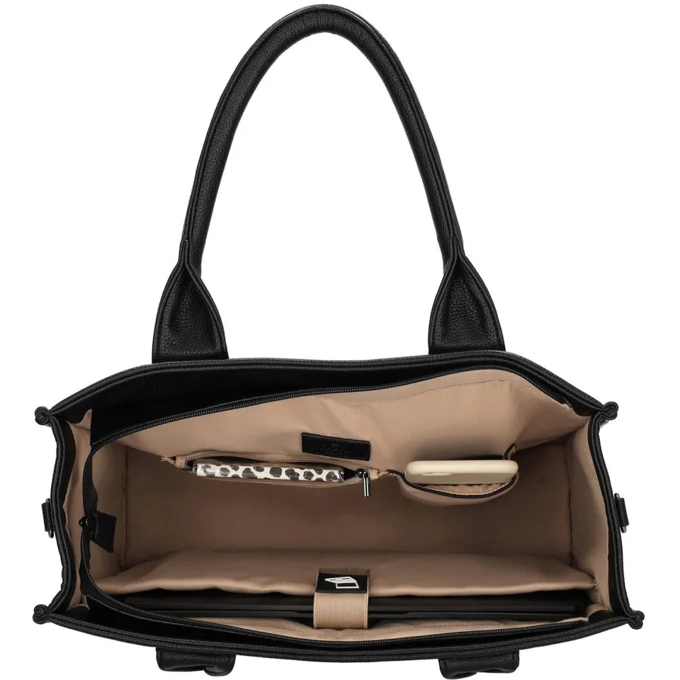 Charm London Bond schoudertas zwart, foto 5