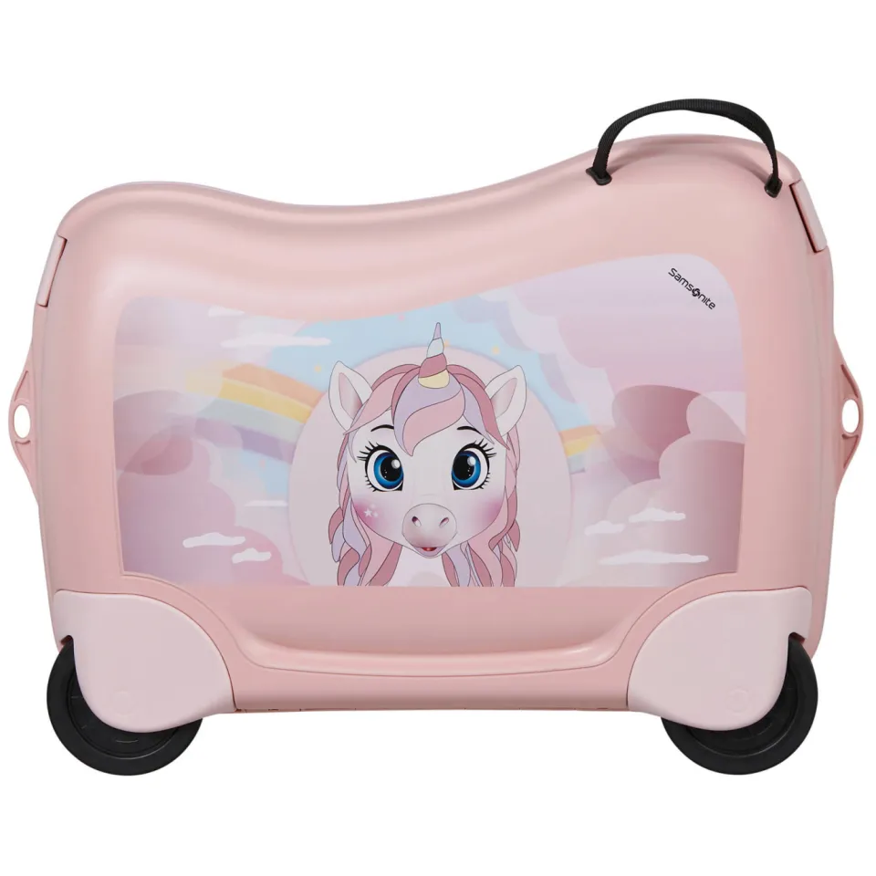 Samsonite Dream2Go Ride-On kinderkoffer Unicorn Tess lichtroze, foto 4