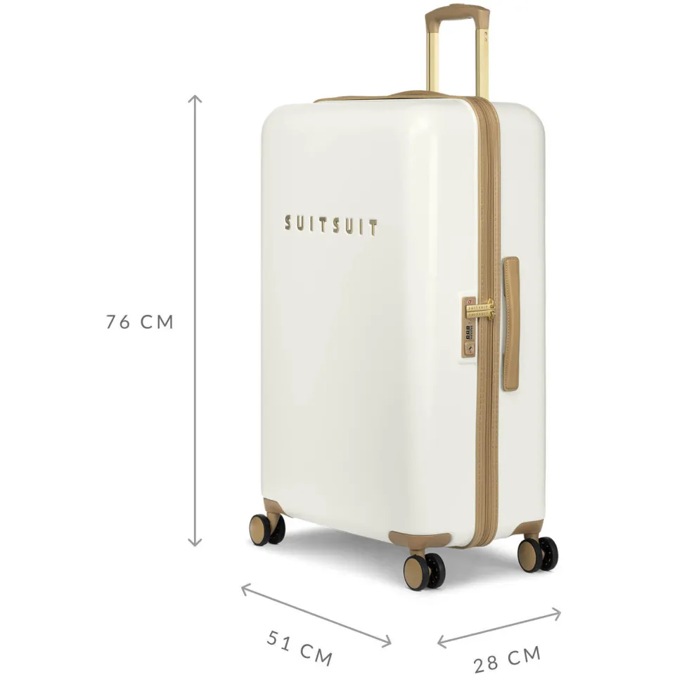 SUITSUIT Fusion kofferset 2-delig crème White Sawn